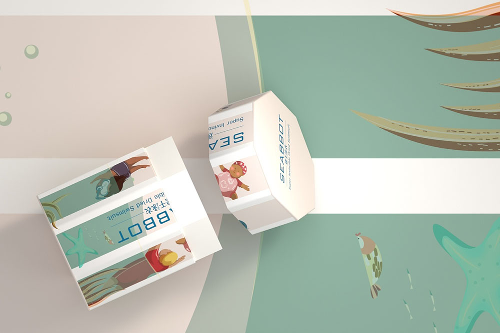 一次性泳裝包裝設(shè)計(jì),現(xiàn)代風(fēng)簡約泳裝包裝設(shè)計(jì)