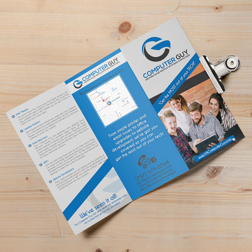 創(chuàng)意英文折頁設計