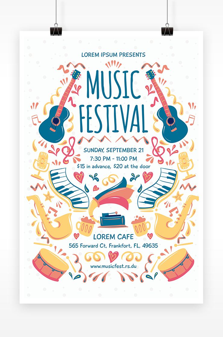 音樂節(jié)海報設計有哪些要點？海報設計有哪些注意事項？